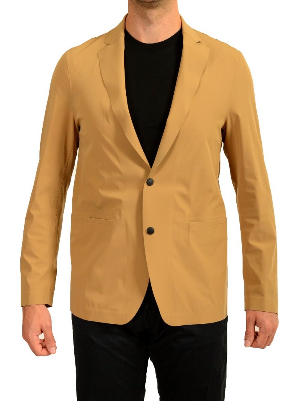 Hugo Boss Men's "P-Hanry-LC-241F" Slim Fit Beige Sport Coat Blazer US 38R IT 48R